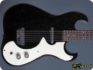 Silvertone Danelectro 1448 1965 Black Sparkle