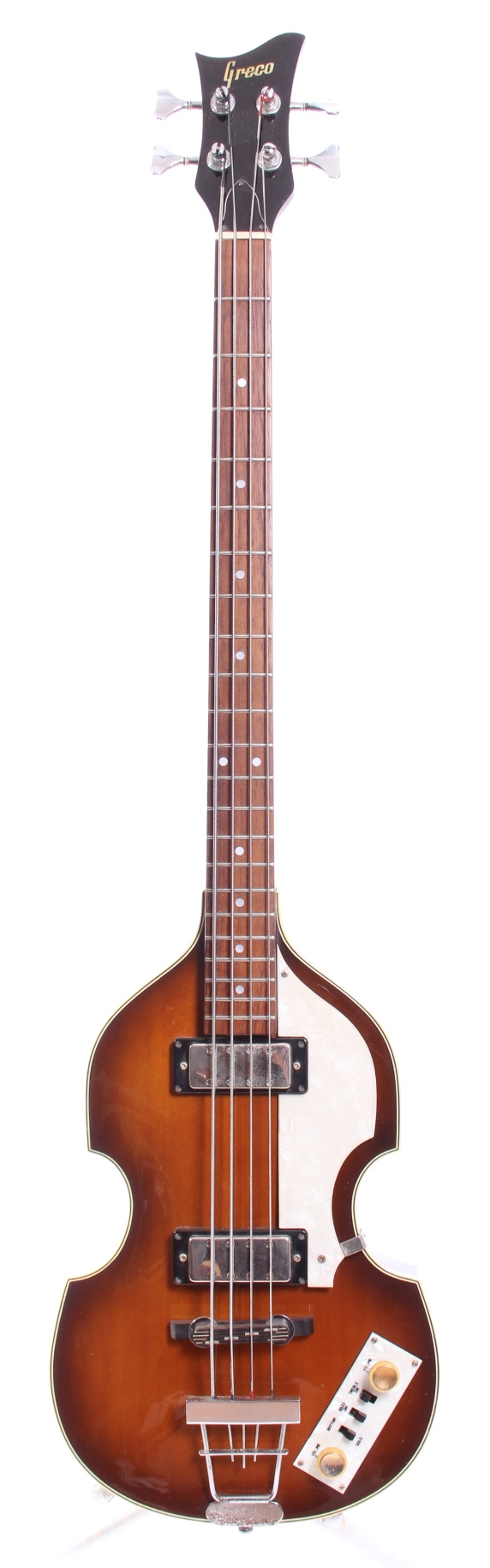 Greco Violin Bass VB 650 1990 Sunburst Bass For Sale Yeahman's Guitars