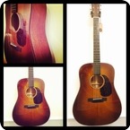 Martin D 18 Adirondack Amberburst 2014 Amberburst