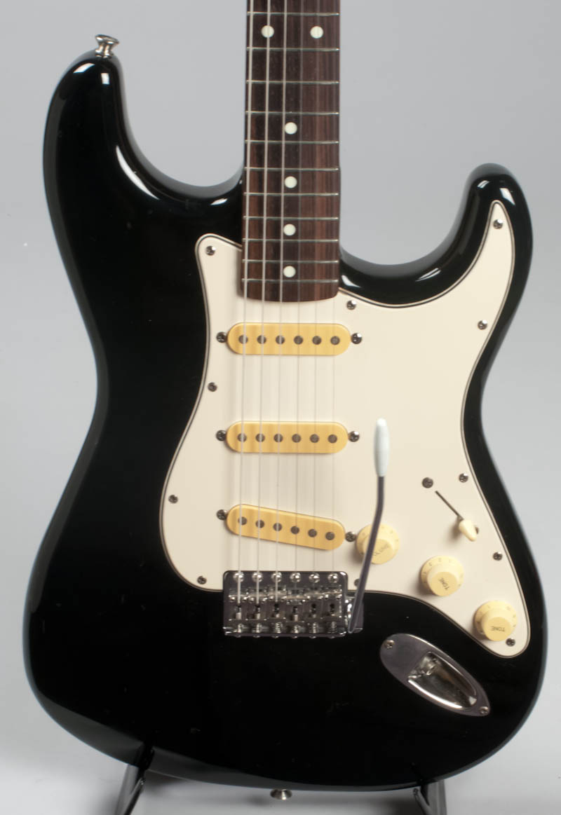 Fender Japanese Squier Stratocaster 1984 Black Guitar For Sale Guitars West