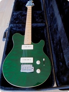 Music Man Axis Super Sport Mm90 2012 Trans Green