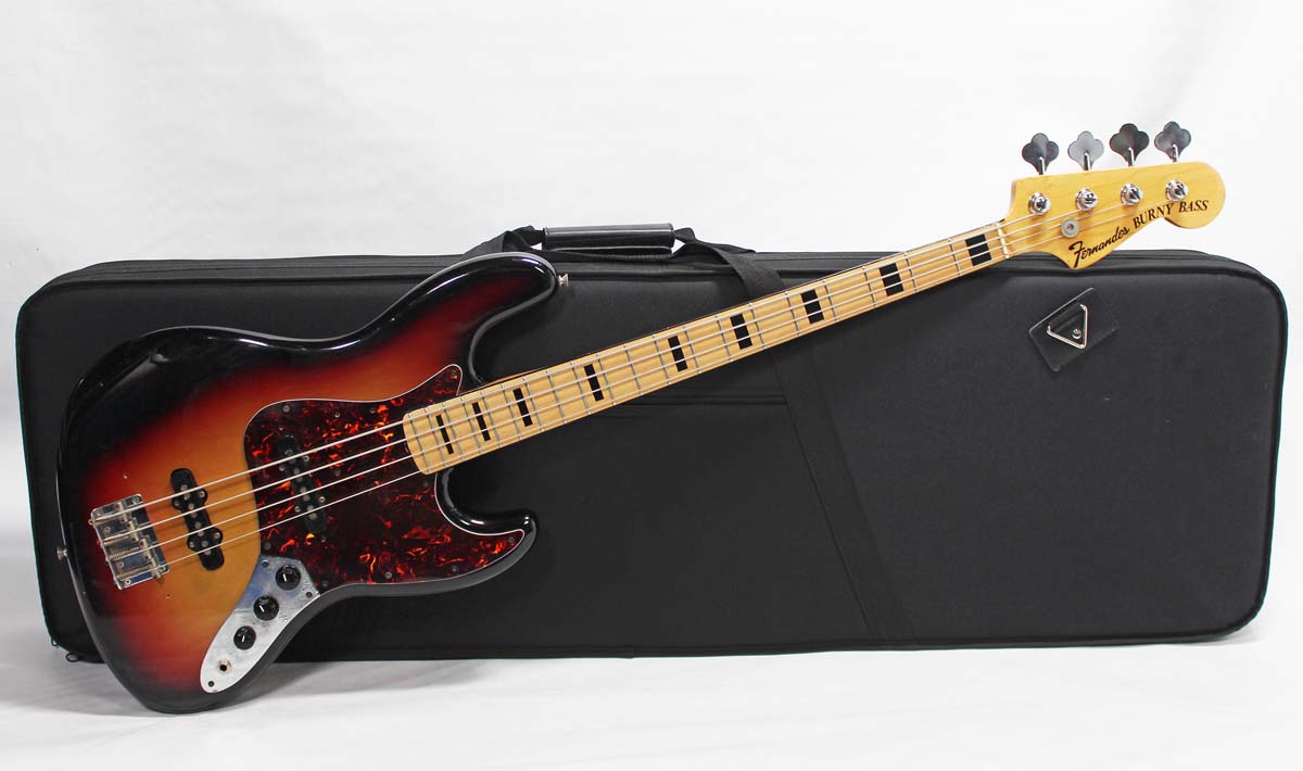 Fernandes Jazz Bass 1975 Sunburst Bass For Sale Rickguitars