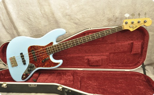 Fender Jazz 1963 Daphne Blue Refinish