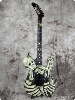 J. F. Frog George Lynch Skull Black And White