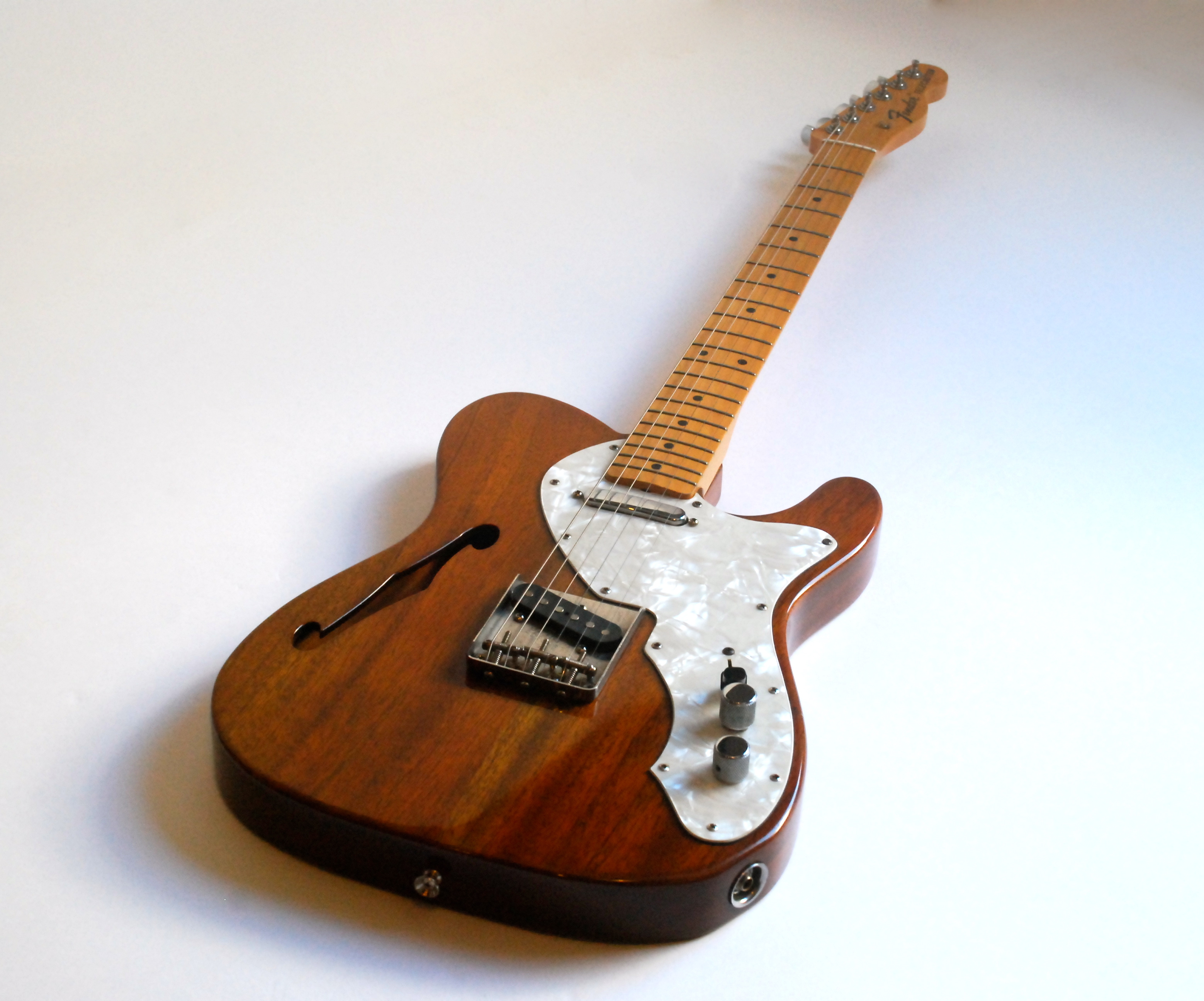 Fender Telecaster Thinline Reissue 69 Made In Japan 1985 Mocha Brown ...