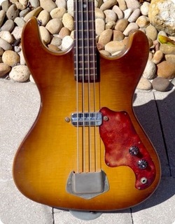 Kay (old Kraftsman) 5935 Deluxe Solid Body Bass 1963 Ice Tea Burst