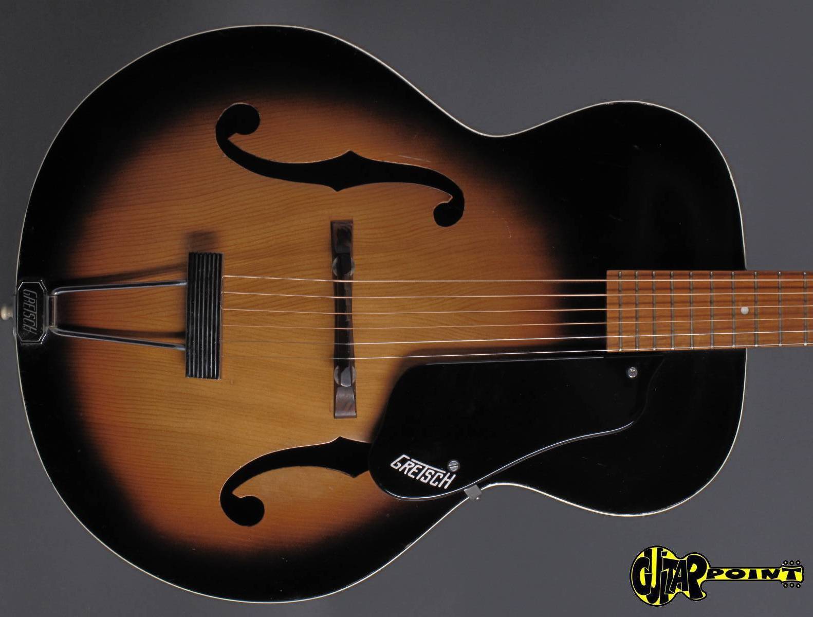 Gretsch 6050 New Yorker 1961 Sunburst Guitar For Sale GuitarPoint