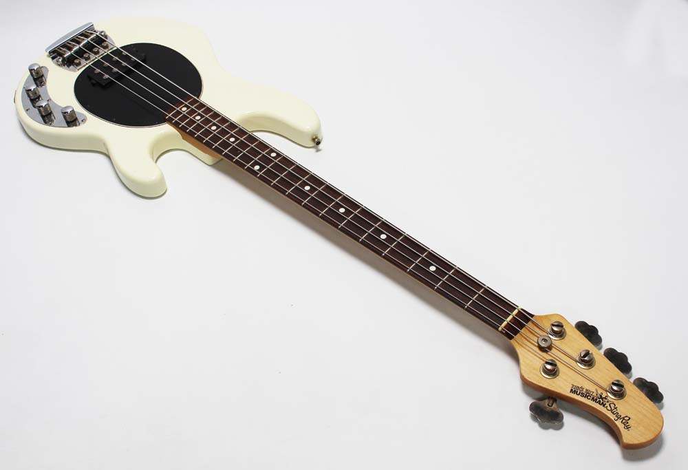 Music Man Stingray EX 1998 White Bass For Sale Rickguitars