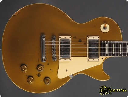 Gibson Les Paul Standard   Goldtop 1957 Goltop   Gold Metallic