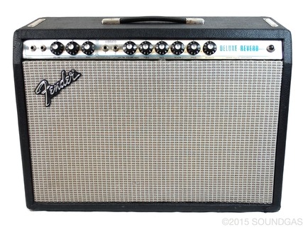 Fender 1960 Re Issue Deluxe Reverb (blackface Modified) 1977