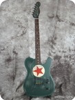 James Trussart Steelcaster Tele Style Guitar 2014 Green W. Red Star