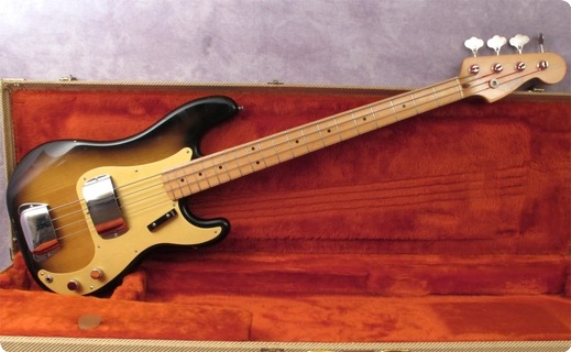 Fender 57 Reissue Precision 1982 Two Tone Sunburst 