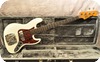 Fender Jazz 1964-Olympic White - Refinish 