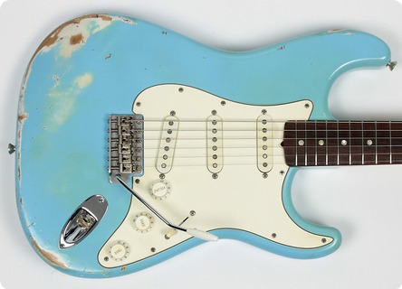 Peter Florance '64 Strat Replica Daphne Blue