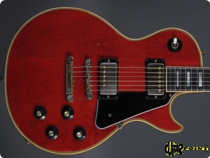 Gibson Les Paul Custom 1973 Rare Cherry   Customcolore