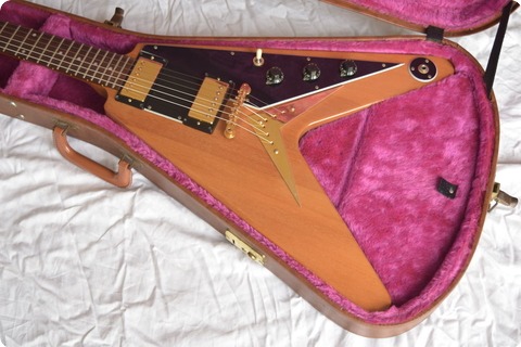 Gibson Flying V Ff 82 Mahogany Body 1982 Natural