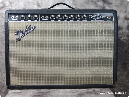 Fender Deluxe Reverb Amp 1966 Black Tolex