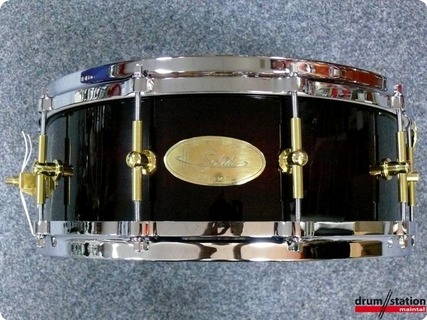 Handschuh Solid Mahogany Snaredrum 2016 Red Burst