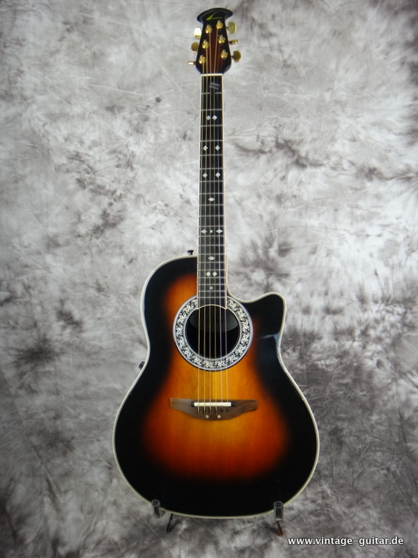 Ovation Legend Model 1767 1990's Sunburst Guitar For Sale Vintage 