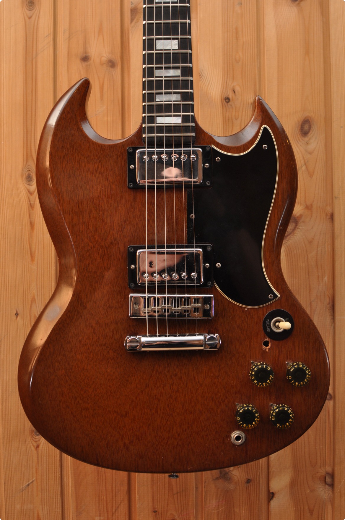 Gibson SG Standard 1974 Faded Cherry / Walnut Guitar For Sale Dirk ...