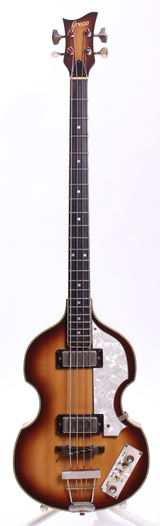 Greco Höfner Violin Bass 1982 Sunburst Bass For Sale Yeahman's Guitars