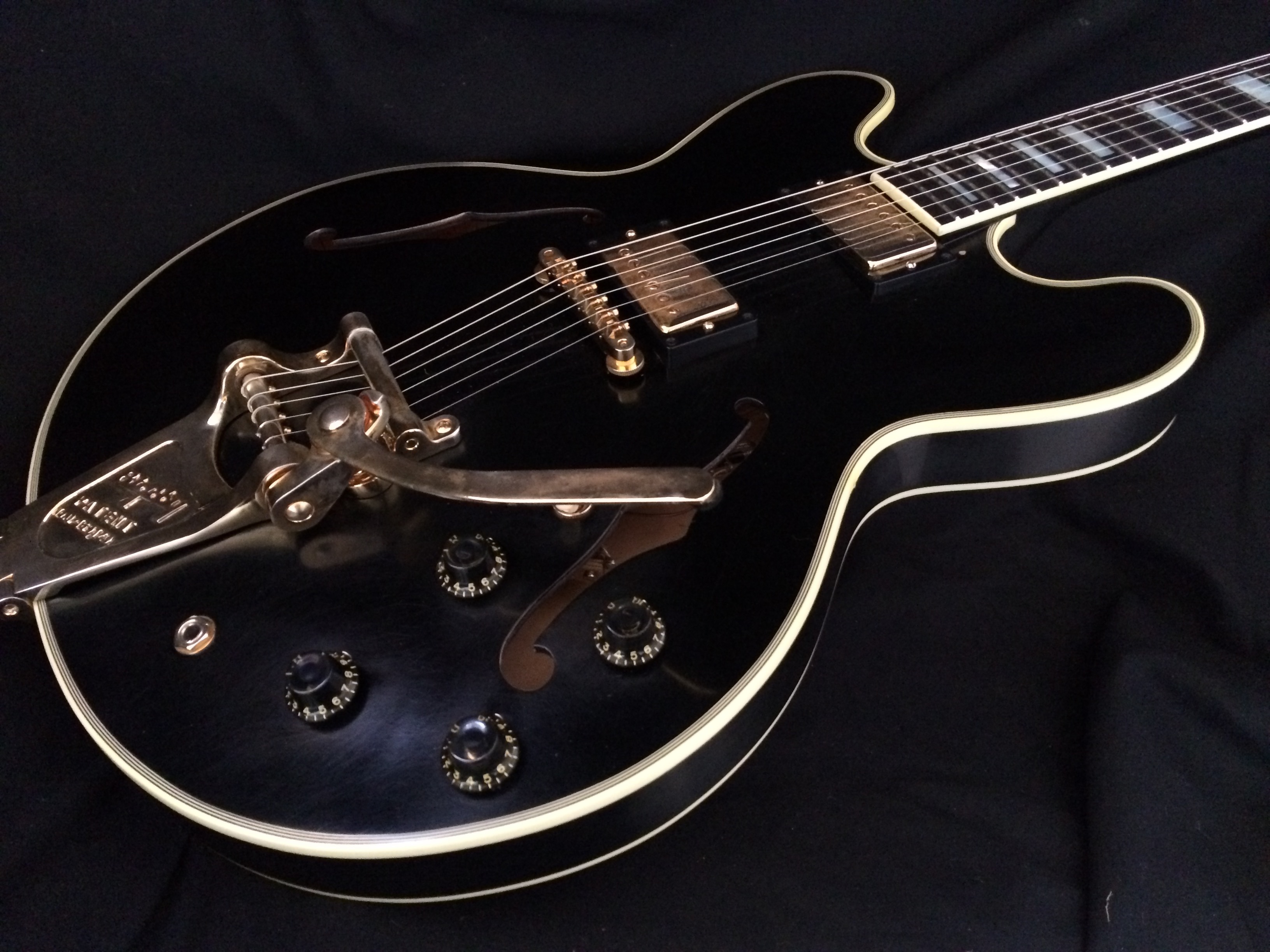 Gibson ES 355 MONO Keith Richards 2009 Black Guitar For Sale Richard ...