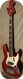 Fender-Jazz Bass Custom Color CAR-1968-Candy Apple Red