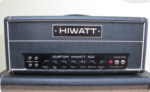 Hi Watt Dr103 1970 Black Tolex