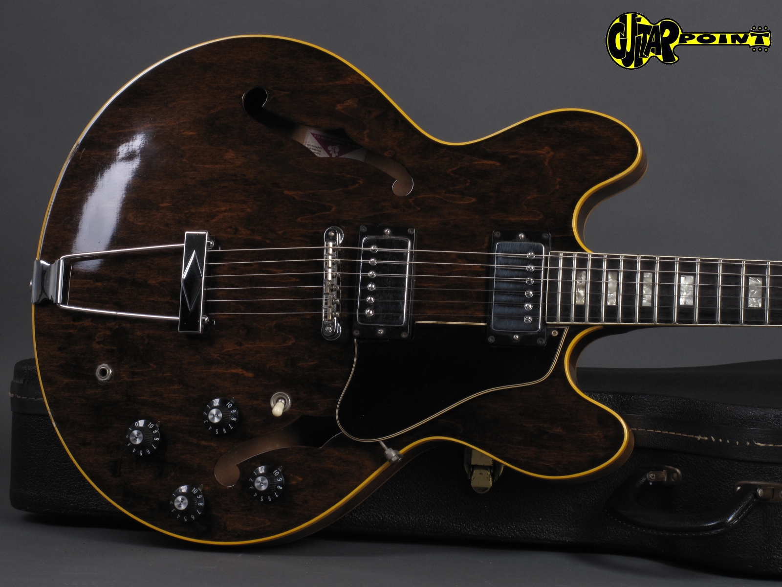 Gibson Es 335 Td 1972 Walnut Guitar For Sale Guitarpoint