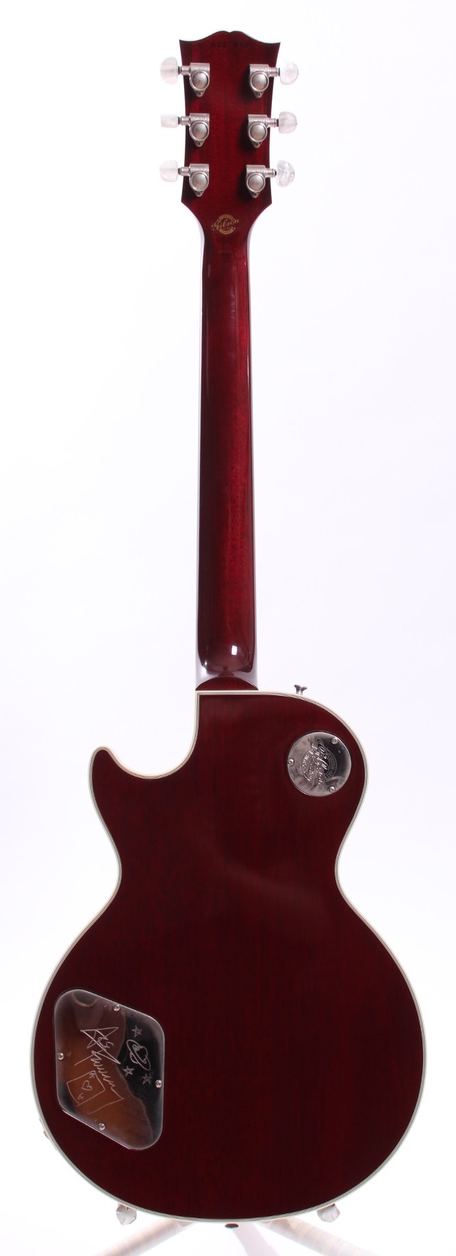 Custom Cherry Sunburst ACE LP Electric Guitar Signature Safe