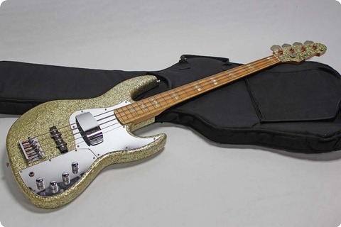 Edwards/esp Jazz Bass 1996 Gold Sparkle