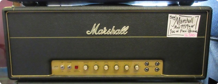 Marshall 1959 Hw Plexi Reissue Black