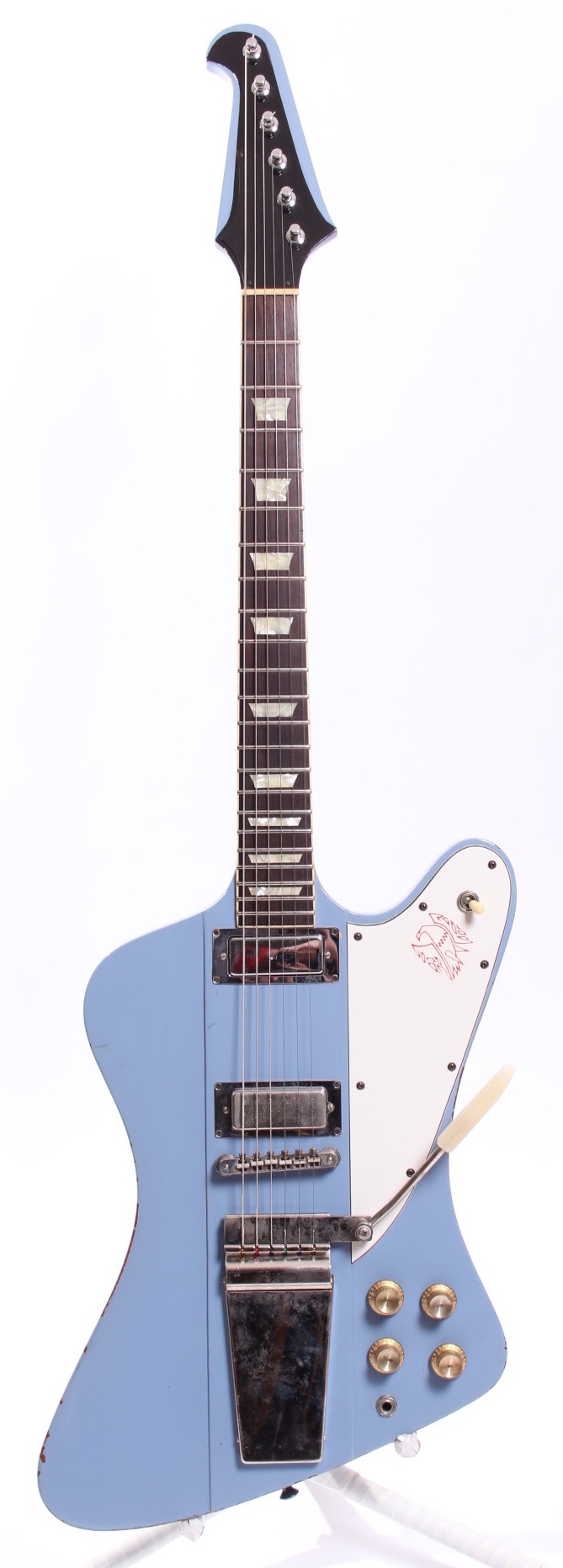 Orville By Gibson Firebird V 1990 Frost Blue Guitar For Sale 