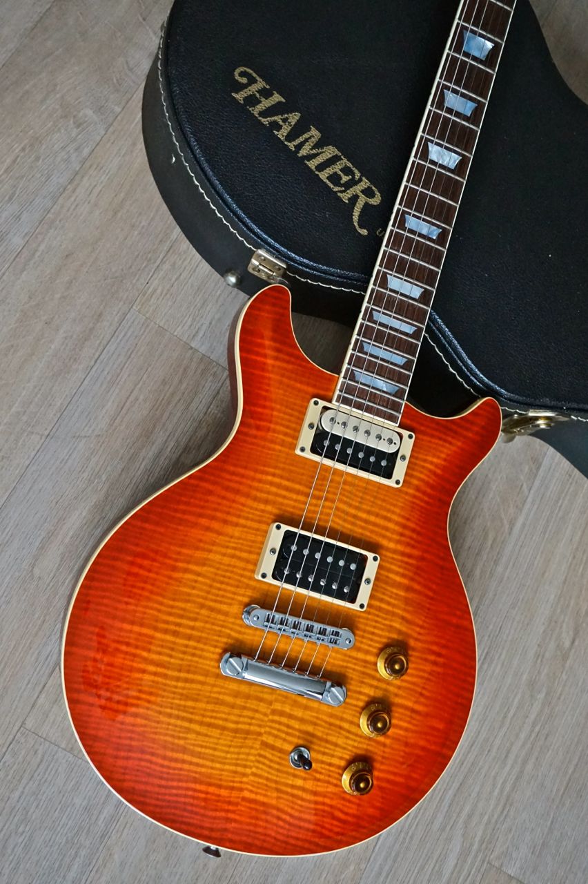 Hamer Studio Custom 59' 2001 Burst Guitar For Sale Dear Wood Guitar Boutique