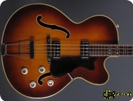 Hofner Hfner President Model 456 1964 Sunburst