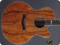 Santa Cruz KOA F model Cutaway 1989 Natural