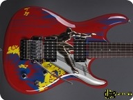 Ibanez Joe Satriani 20th Anniversary 2008 Red Silver Surfer