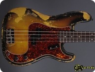 Fender Precision P Bass 1968 3 tone Sunburst