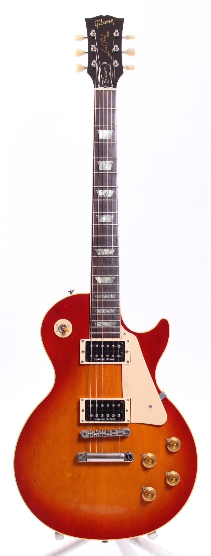 Gibson Les Paul Classic 1990 Heritage Cherry Sunburst Guitar For Sale Yeahmans Guitars 0300