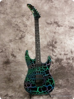 Esp George Lynch Kamikaze Custom Made 1991 Green Crackle