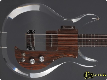 Dan Amstrong / Ampeg Luthite   Plexi Bass 1970 Clear 