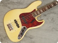 Fender Jazz Bass 1969 Olympic White Matching Headstock