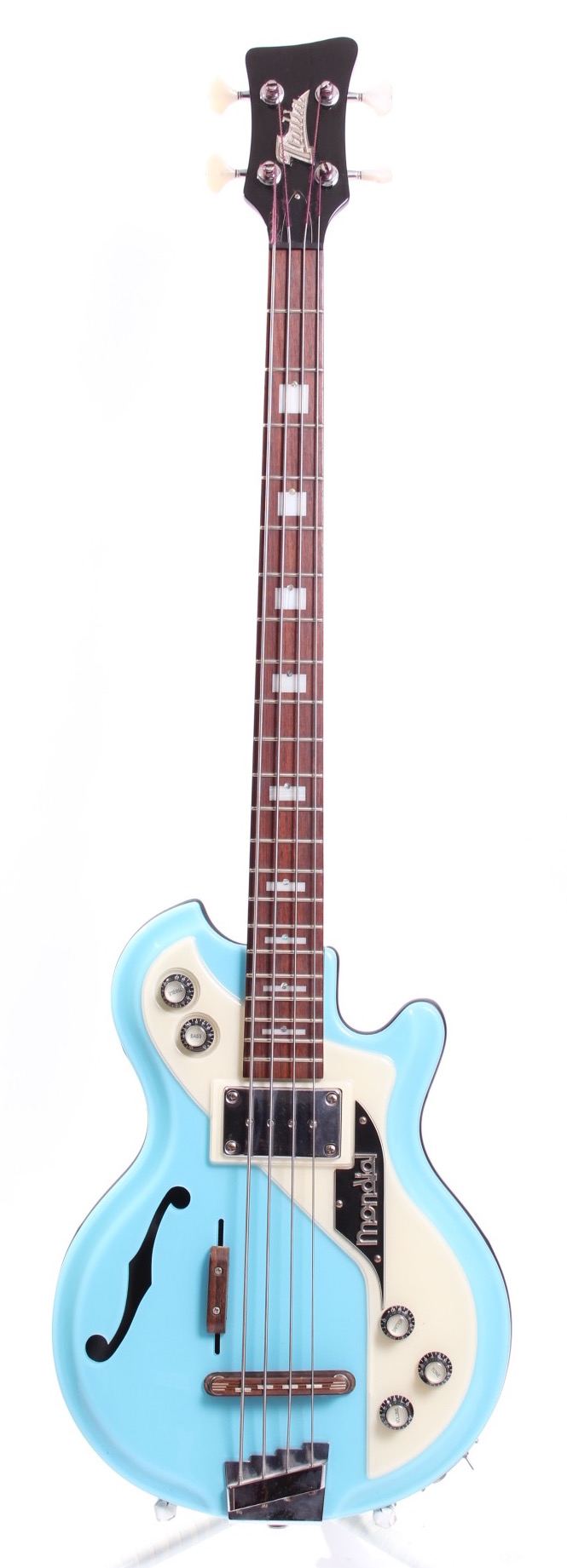 Italia Mondial Classic Bass 2000 Blue Bass For Sale Yeahman S Guitars