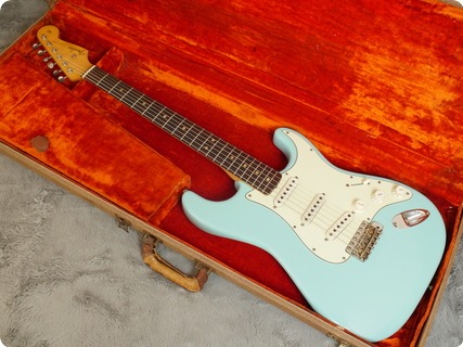 Fender Stratocaster Rare Mahogany Body 1964 Daphne Blue 