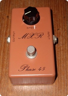 Mxr Phaser 45 Script Logo 1975 Orange Dark