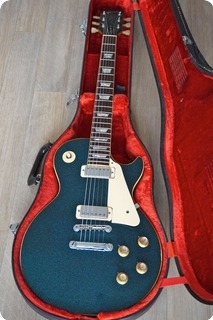 Gibson Les Paul Deluxe 1975 Blue Sparkle