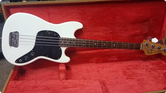 Fender Musicmaster Bass 1978 White