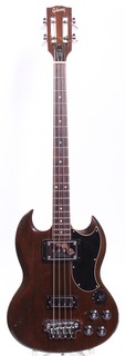 Gibson Eb 3 Slotted Headstock 1971 Walnut Brown