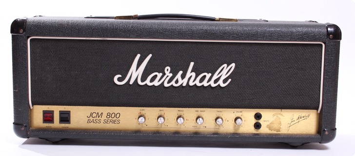 Marshall JCM800 Model 1992 Super Bass 100w 1982 Black Amp For Sale