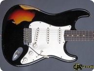 Fender Custom Shop 1963 Stratocaster Masterbuilt John English 2004 Black Over 3 t Sunburst